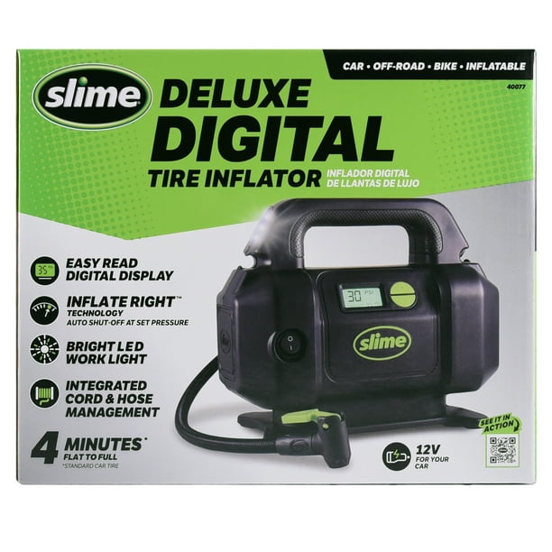 Slime 40067-95 Reifenfüllgerät, Deluxe, digital, Inflate Right