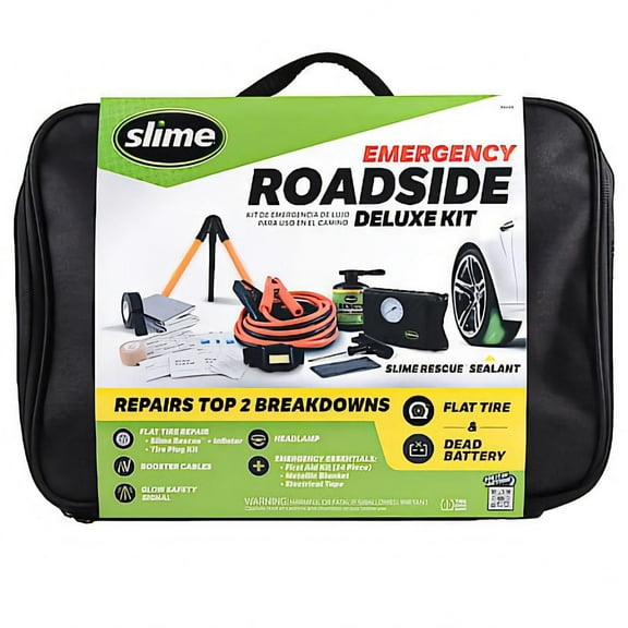 Slime Deluxe Emergency Roadside Kit