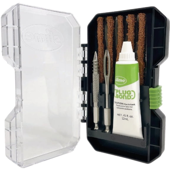 Slime Drill Bit Tire Plug Kit - Single Pack