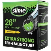 Slime Extra Strong Self-Sealing Bicycle Tube Presta 26" x 1.75-2.125" Bike Inner Tube - 30084