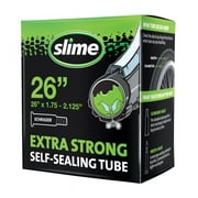 Slime Extra Strong Self-Sealing Bicycle Tube Schrader 26" x 1.75-2.125" Bike Inner Tube - 30045