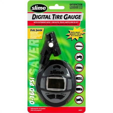 Slime- Heavy Duty Dual Head Digital Tire Gauge