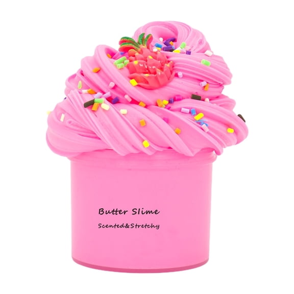 Slime Kit,Cloud Slime,Furry Cloud Slime Kit - Non-Settling Stretchy Putty with DIY Accessories for Sensory Play & Stress Relief,Cloud Slime Kit, DIY Stress Relief Toy(Pink)