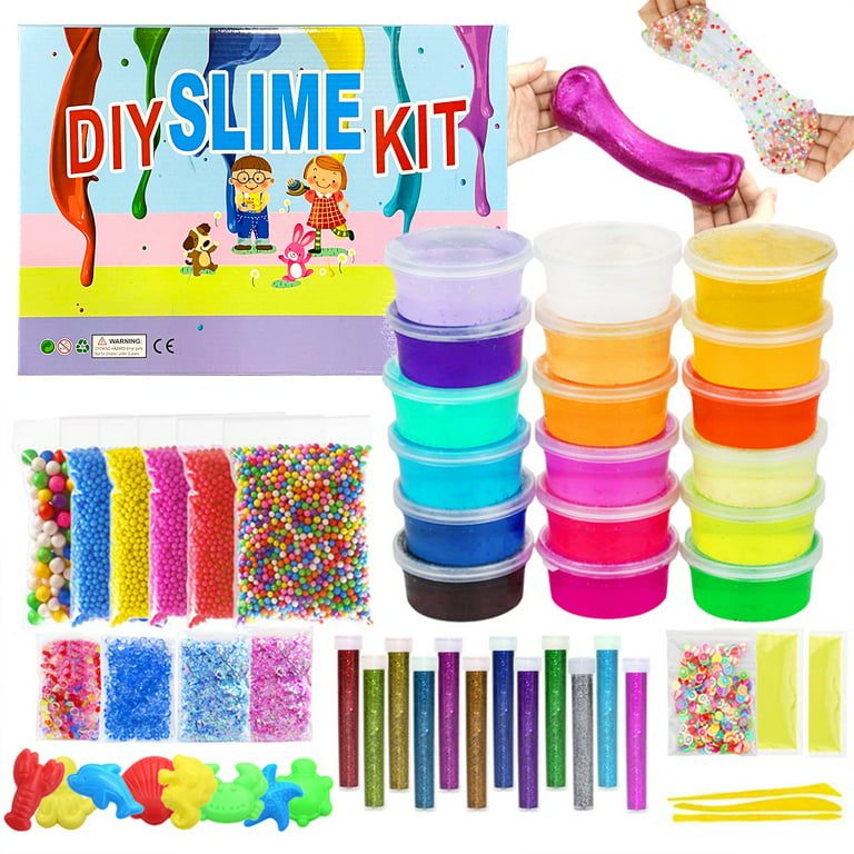 Princess Slime Kit for Girls - DIY Ultimate Slime Maker Experience for Kids  7 8 9 10+ Year Old - Party Favors Best Girl Birthday Gift Ideas, Slime