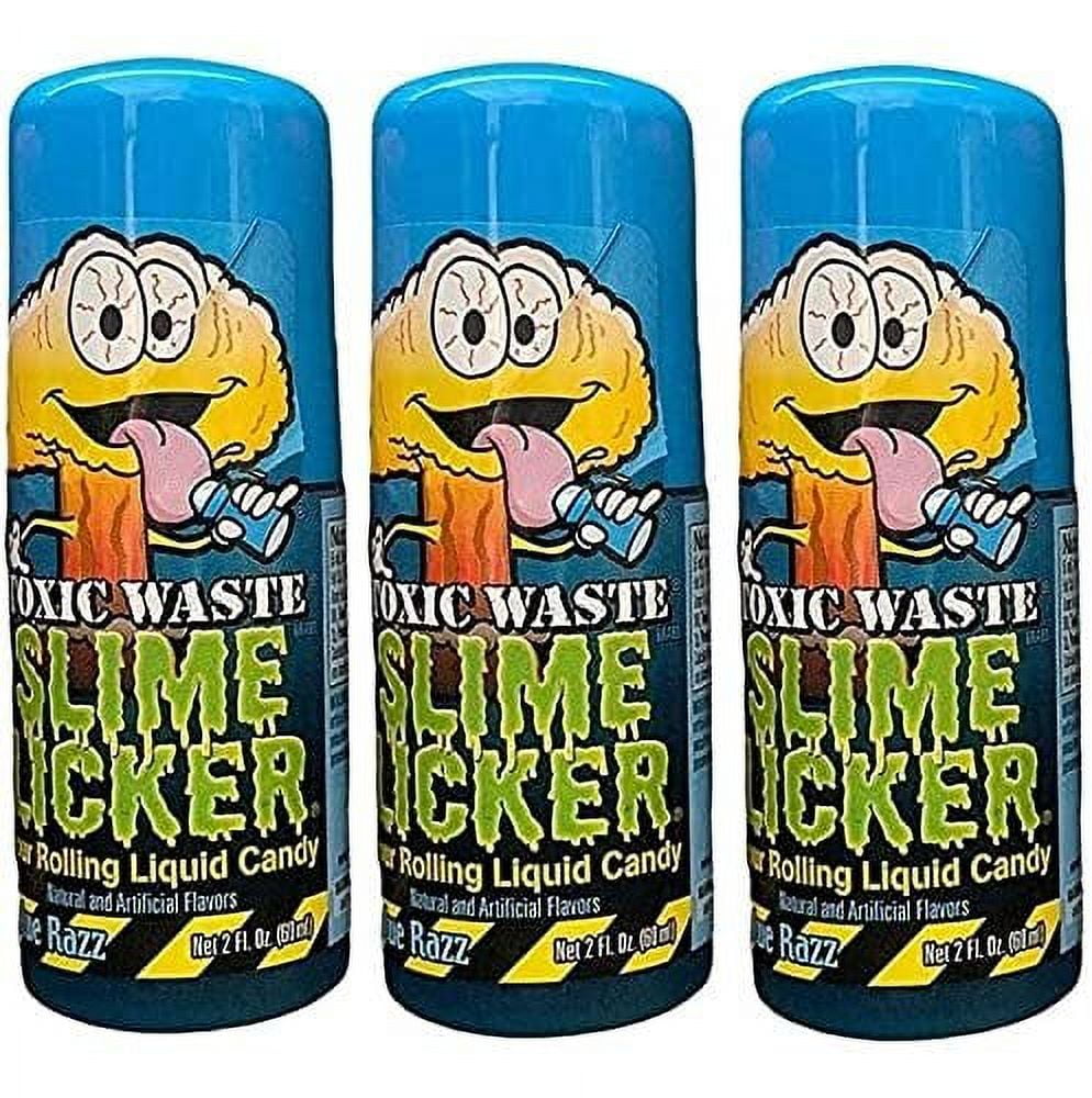 Slime Licker 3-Pack of Blue Razz Sour Candy 