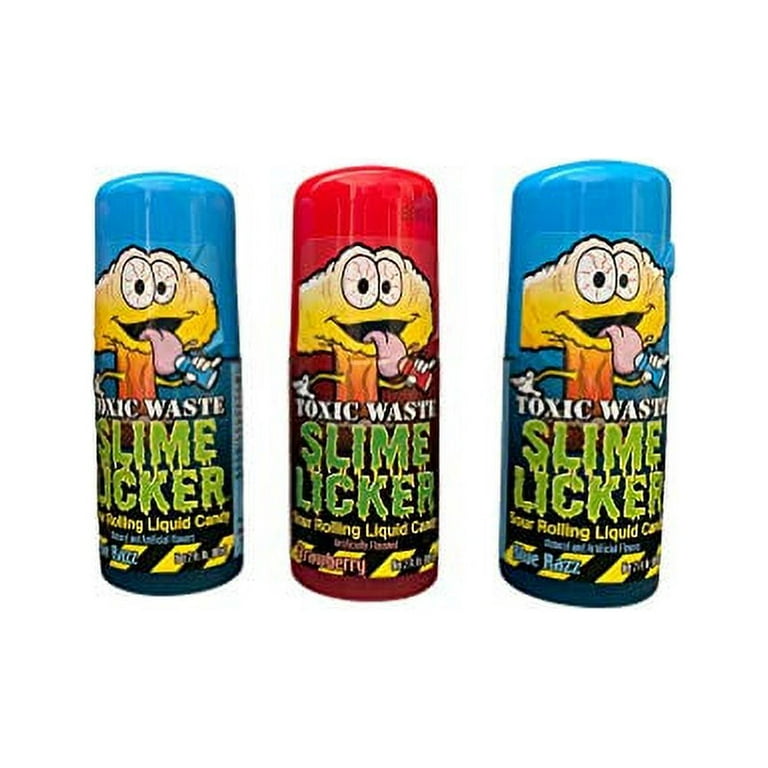 Toxic Waste Slime Licker Sour Rolling Liquid Candy - Strawberry, 2 oz for  sale online