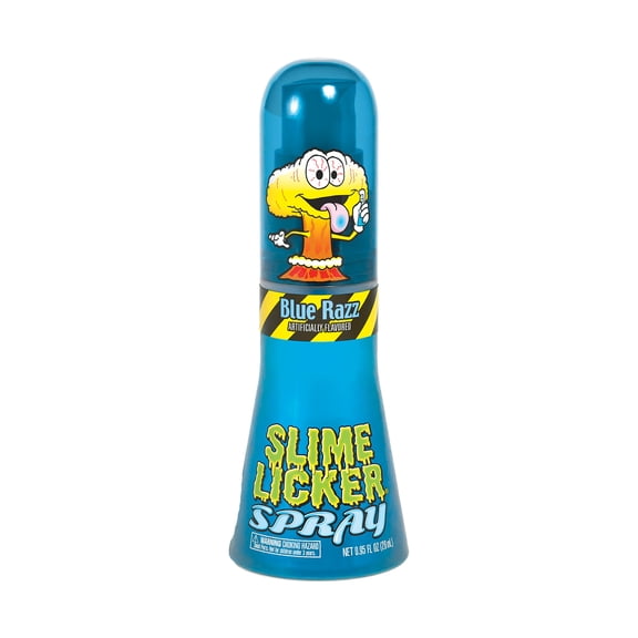 Toxic Waste Slime Licker Spray, Blue Razz or Strawberry, 0.95 fl oz., Bottle
