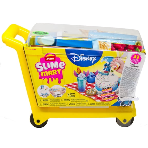 Slime Mart Shopping Cart Disney Slime Kit (39 Ingredients Inside! Make Your Own Realistic Slime Food!)