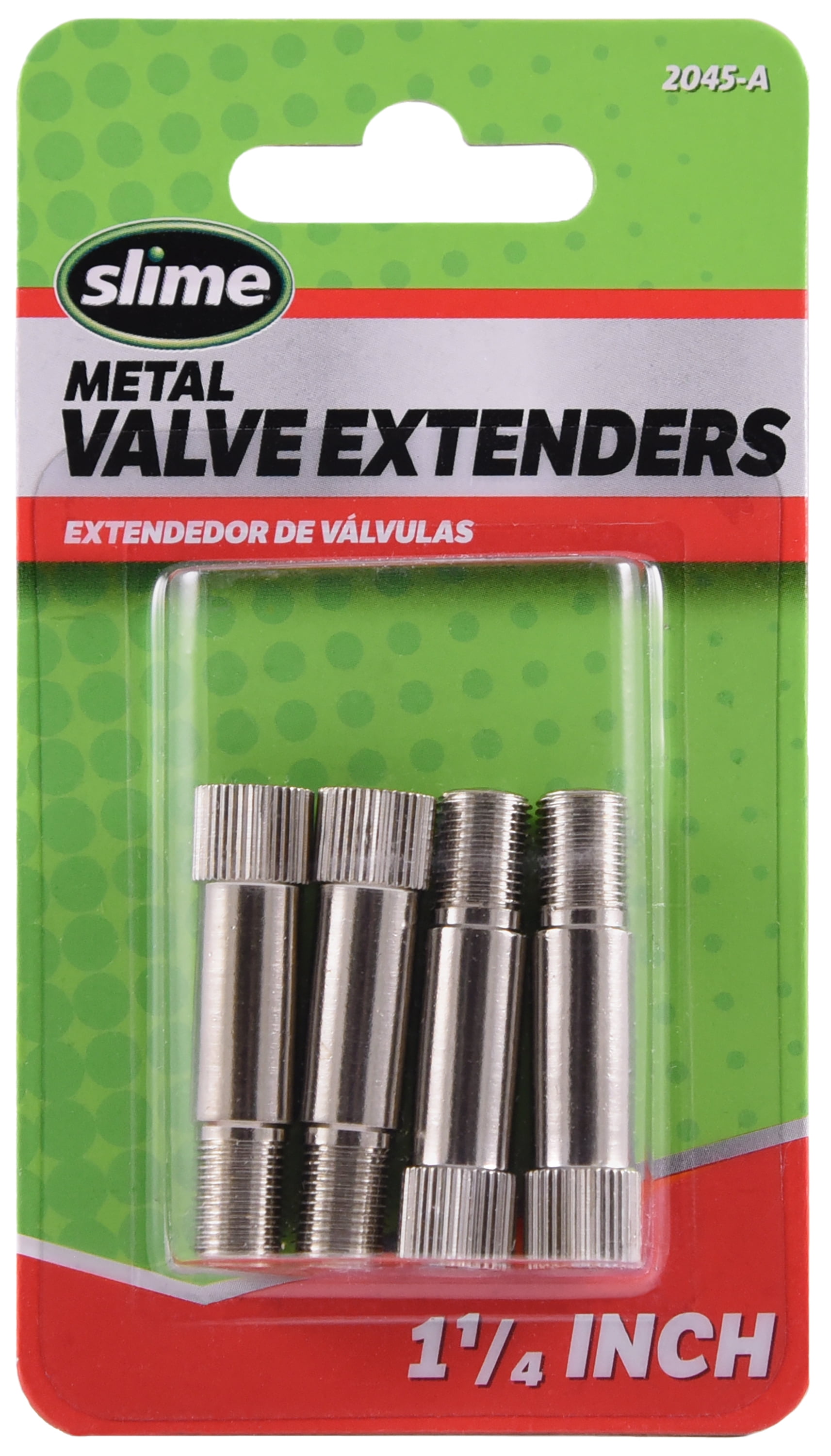Slime Metal Valve Extenders 1-1/4 - 2045w