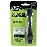 Slime Peel & Stick Bicycle Tire Repair Kit Patches with Levers - 20483