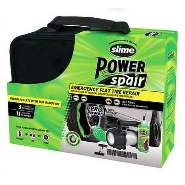 Slime Power Spair Flat Tire Repair Kit - 70004