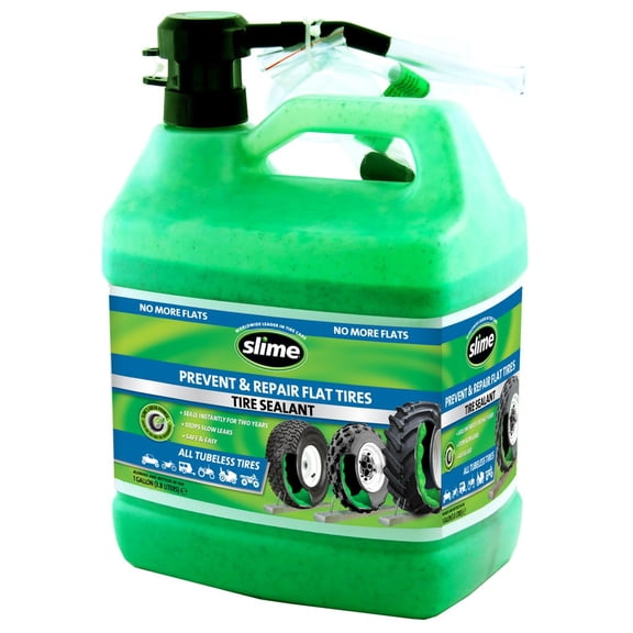 Slime Prevent and Repair Tire Sealant - 1 Gallon (Value Size for All Tires) 10163