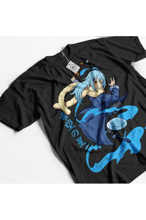 Slime Rimuru Tempest Short Sleeve T-Shirt Manga Unisex Summer Shirt All Size