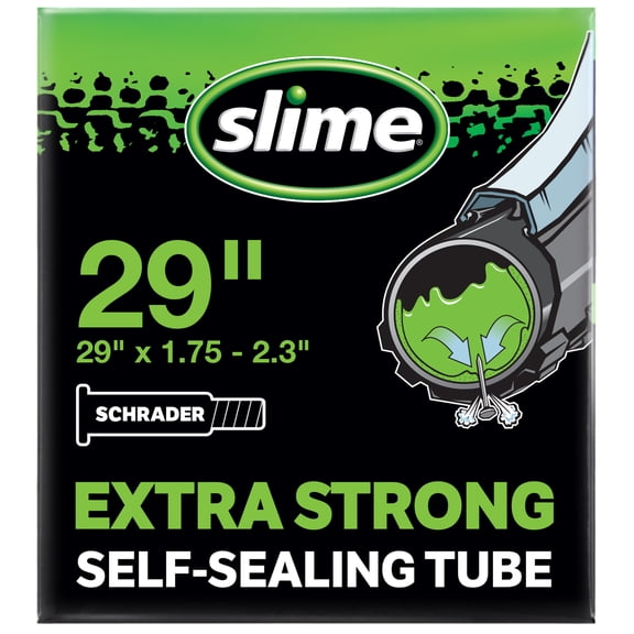 Slime Self-Sealing Smart Replacement Bike/Bicycle Inner Tube, Schrader Valve 29"x1.85-2.20" - 30070