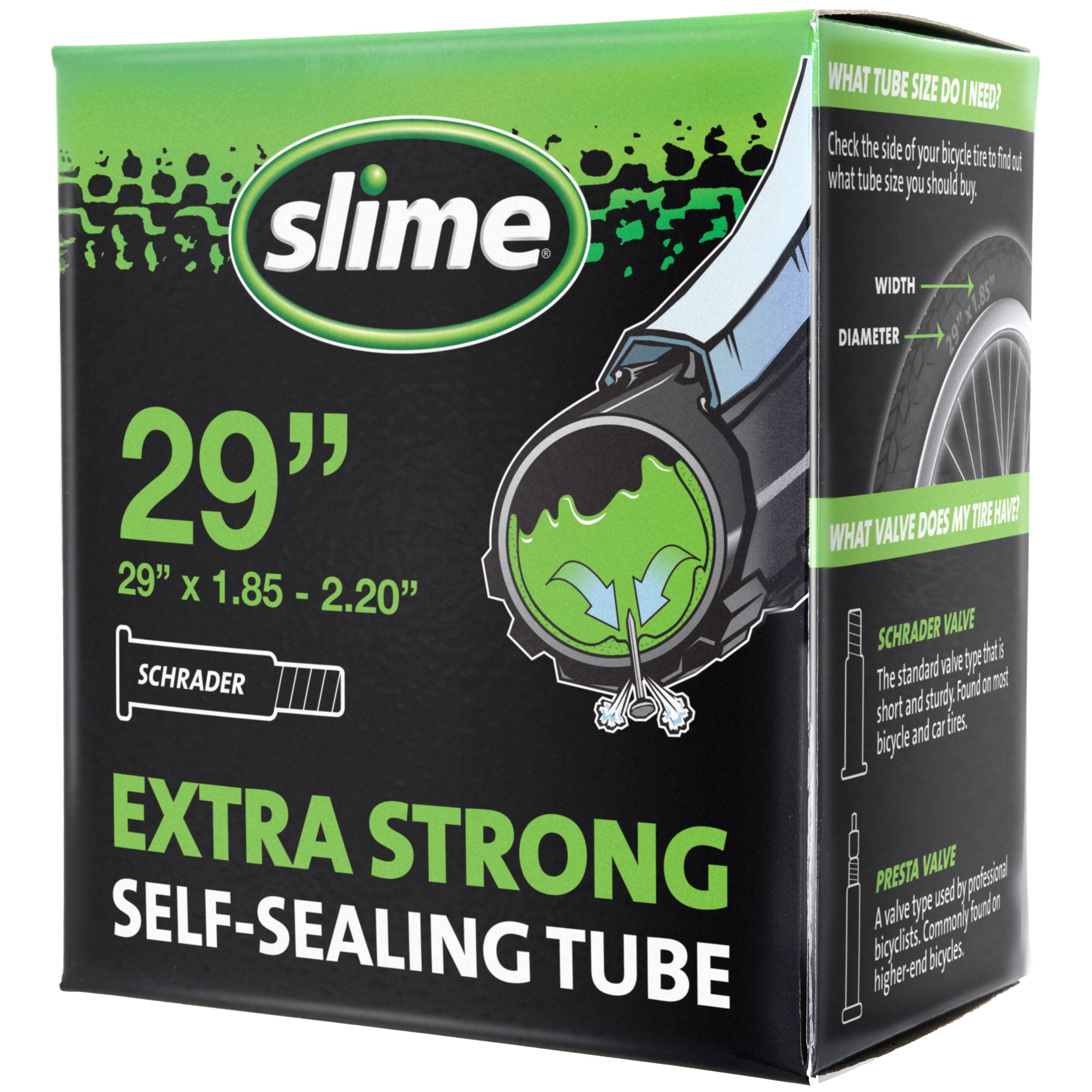 Slime Extra Strong Self-Sealing Bicycle Tube Schrader 27.5 Slime Extra Strong Self-Sealing Bicycle Tube Schrader 27.5