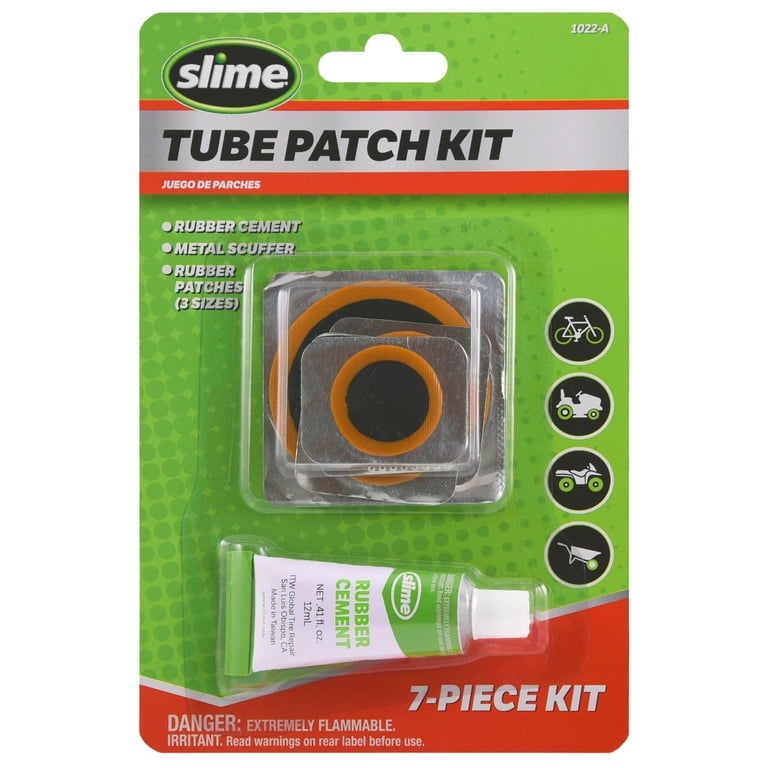 Slime Seven Piece Bike Inner Tube Patch Kit - 1022-a Slime Seven Piece Bike Inner Tube Patch Kit - 1022-a