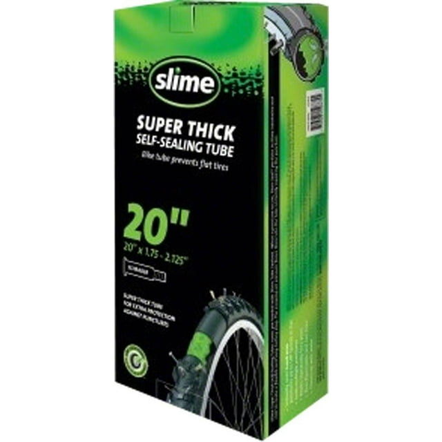 Slime Super Thick SelfSealing Bicycle Tube Schrader 20" x 1.752.125