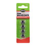 Slime TPMS Replacement Plastic Valve Caps 4 Count - 20231w