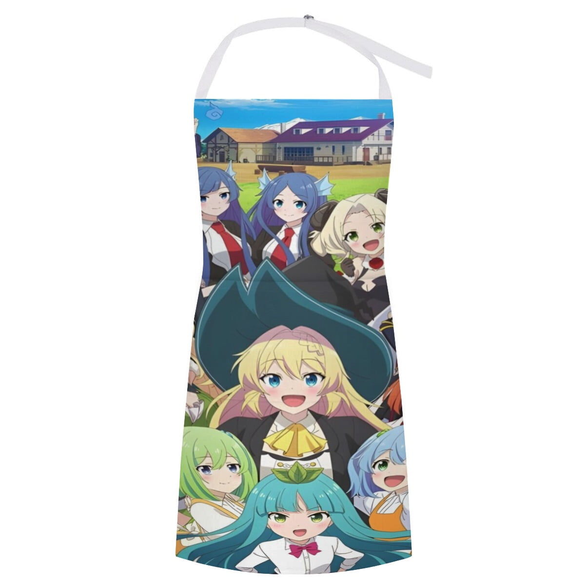 Slime Taoshite 300 nen Shiranai Uchi apron has an iconic print is Slime Taoshite 300 nen Shiranai Uchi apron has an iconic print is