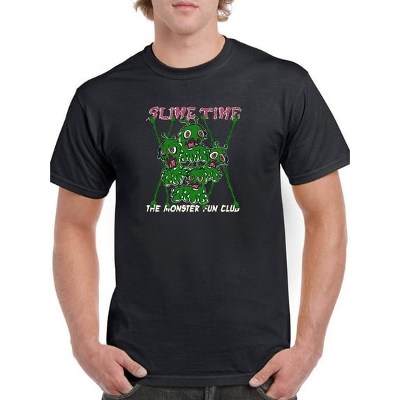 Slime Time Monster Fun Club T-Shirt Men -Image by Shutterstock, Male Large