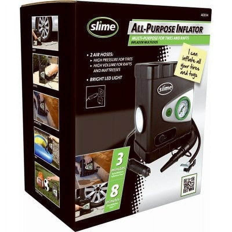 slime 12v tire inflator with led light