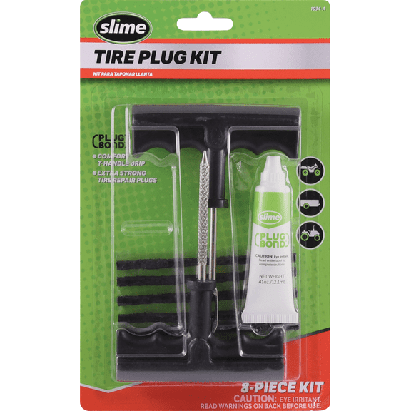 Slime Tire Plug Kit - Pack of 12 Standard Vehicle Use, OE Replacement