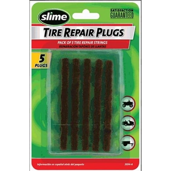 Slime Tire Repair Plug, 5 Count