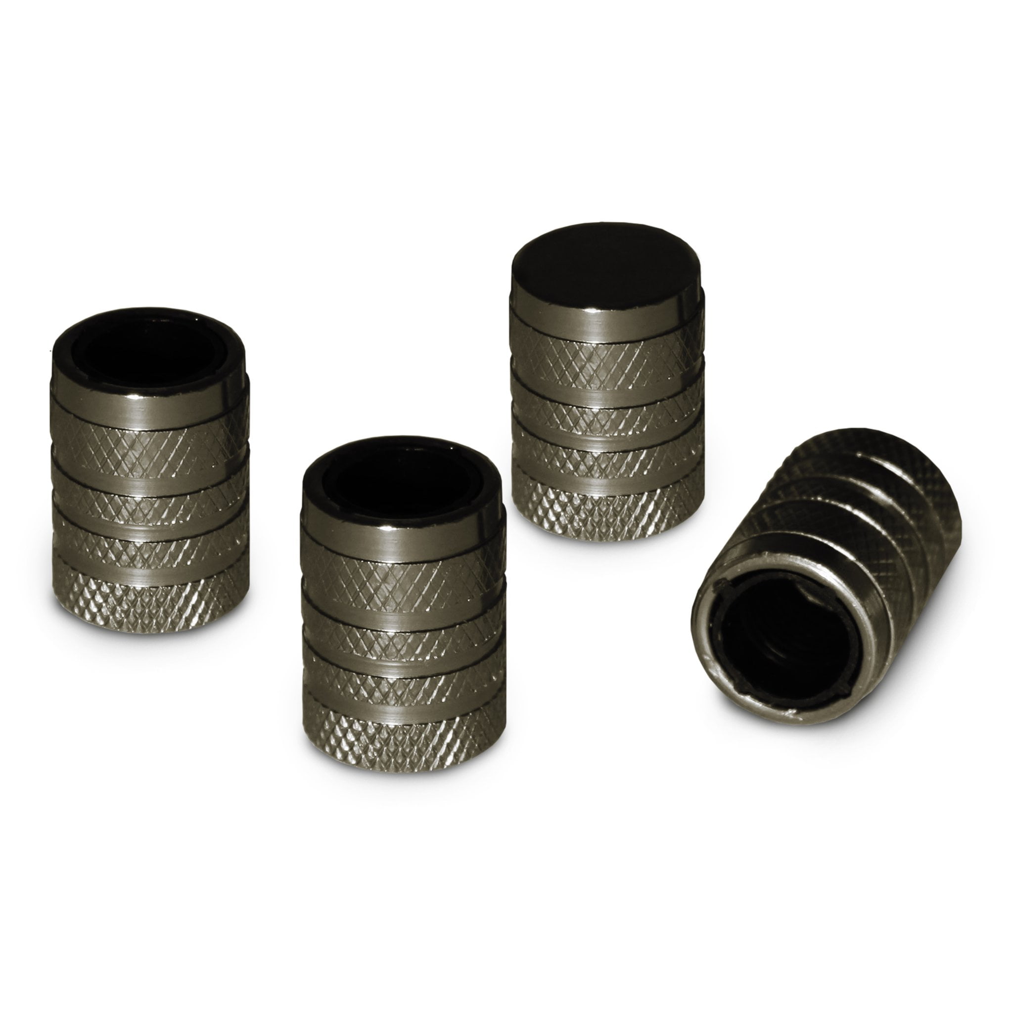Slime Tire Valve Stem Caps Gunmetal 20325