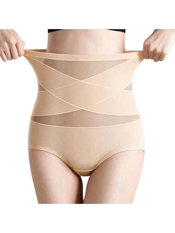 Slimetica High Waist Tummy Control Panties - Airflow Cross-Compression High-Waist Shaping Panty
