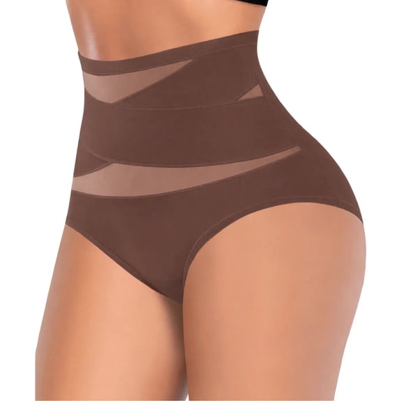 Slimetica High Waist Tummy Control Panties - Light Compression Panties, Girdle, Body Shaper, Shaping Underwear