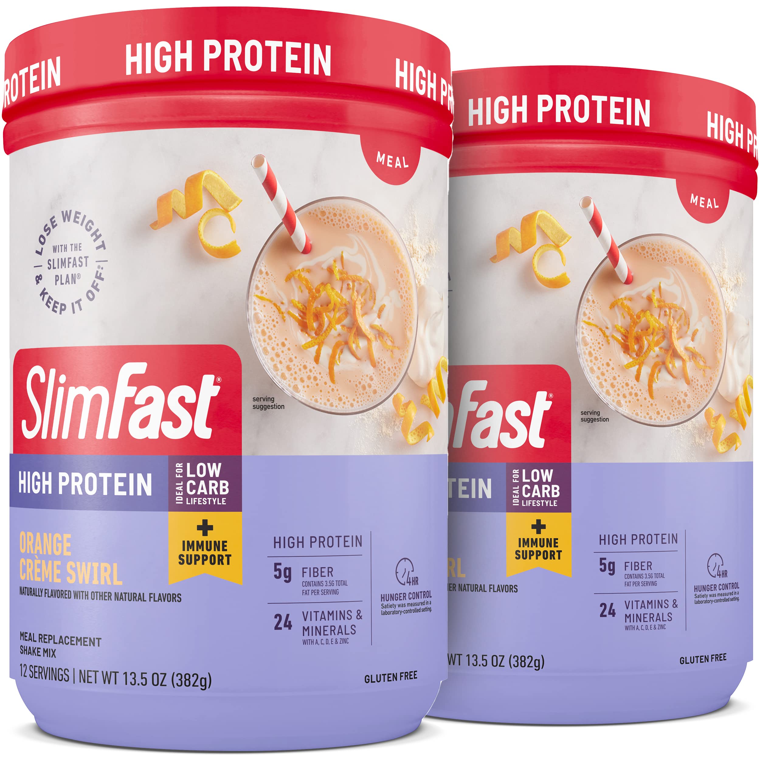 Slimfast Advanced Immunity High Protein Meal Replacement Smoothie Mix