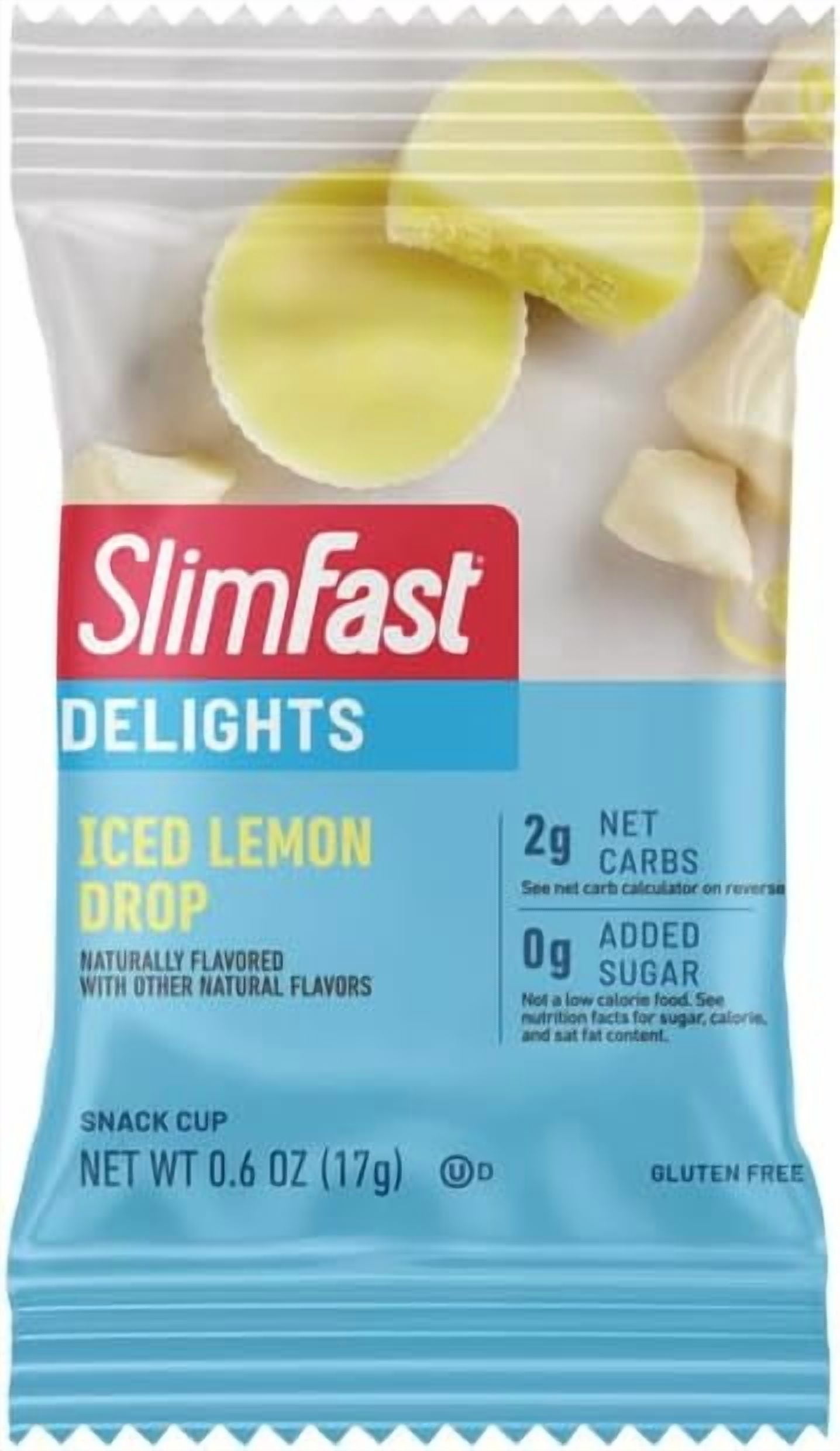 Slimfast Delights Iced Lemon Drop Snack Cup 10 Ct
