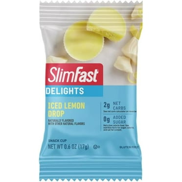 Slimfast Delights Iced Lemon Drop Snack Cup 10ct
