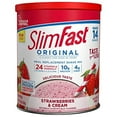 Slimfast Meal Replacement Powder, Original Strawberries & Cream, Weight
