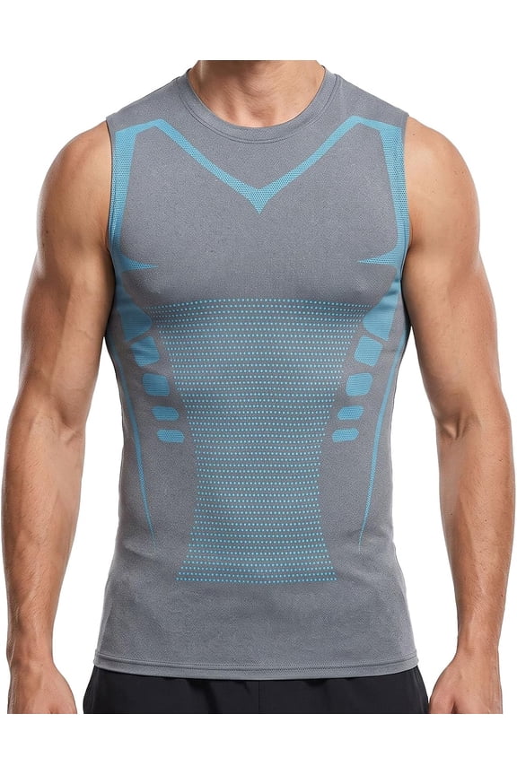 Slimflex for Men Compression Shaping Tank – Slim Fit Undershirt