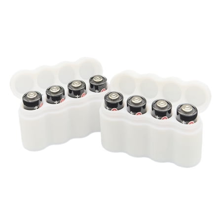 Slimline A23 Battery Case, Holds 4 A23 Batteries, Pack of 2