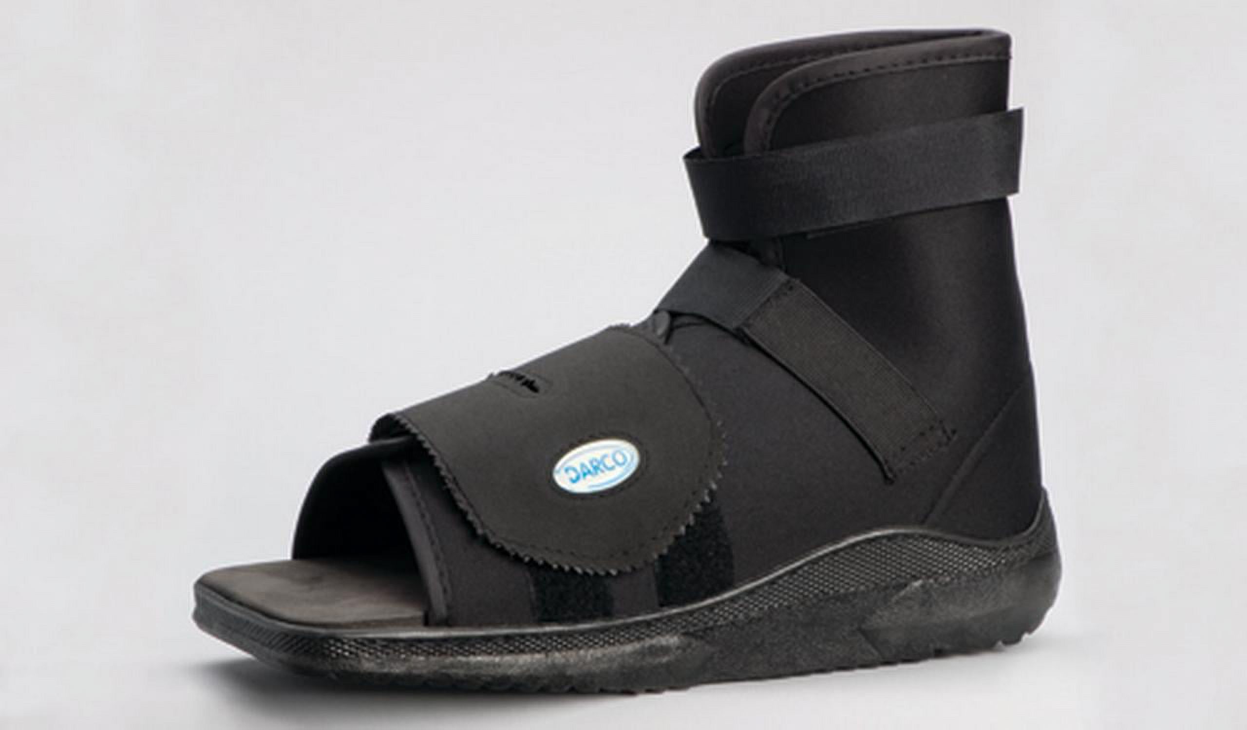 Slimline Cast Boot Black Sq. Toe Extra small Adult