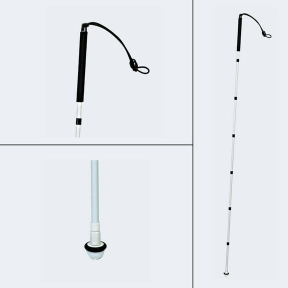 Slimline Graphite Mobility Cane - Standard Handle Metal tip.