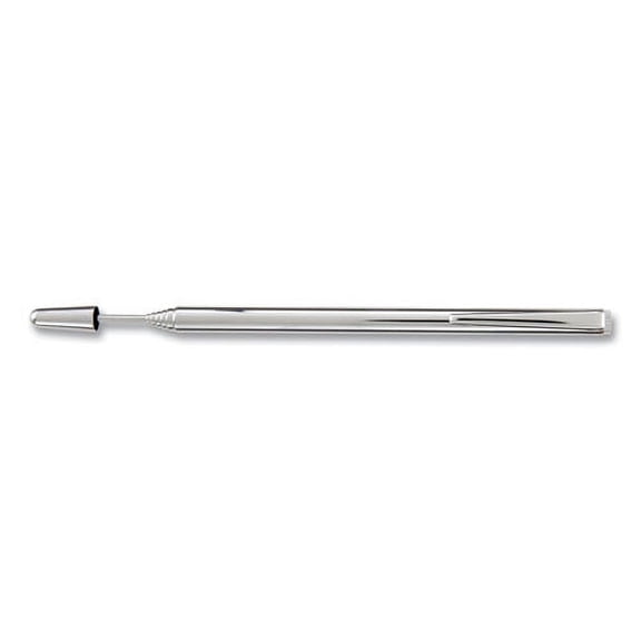 "Slimline Pen-Size Pocket Pointer With Clip, Extends To 24.5"", Silver | Bundle of 10 Each"