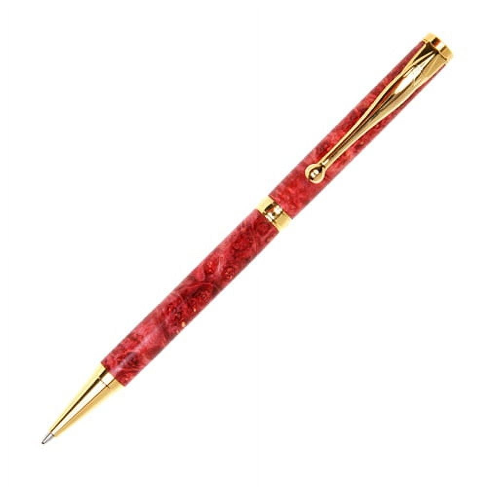 Slimline Twist Pen - Red Box Elder