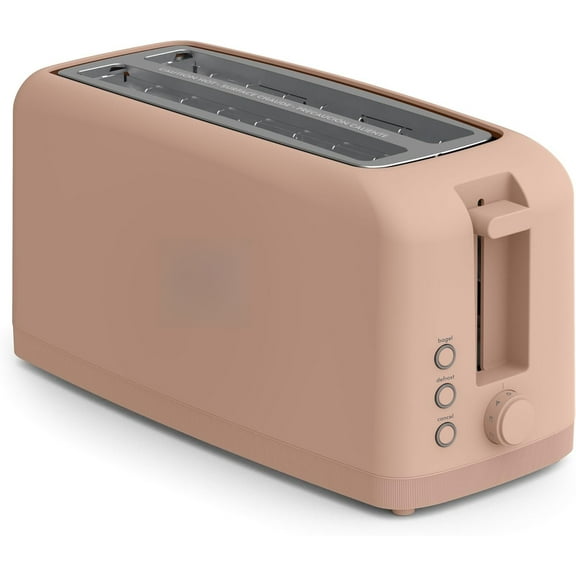 Slimline toaster, fits any kitchen appliance, 6 temperature settings, reheat and cancel buttons, suitable for sourdough bread, anti-stuck and automatic shutoff, 900W
