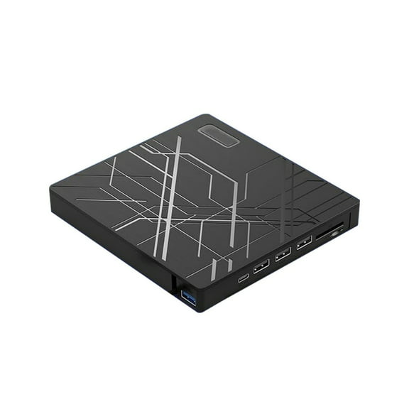 Slimly External Cds Drive DVDs Burners Writer MultiFunction USB3.0 Type C Hubs for PC Laptop Data Backups Installation