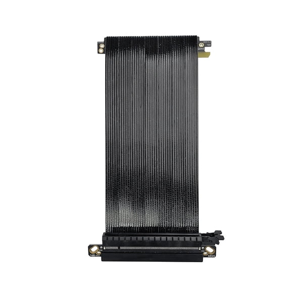 Slimly PCIe5.0 X16 GPU Extension Cable For Compactly ITX Case Supporting Double Reverse Setups Speed Data Transfer