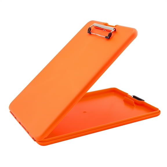 Slimmate Storage Clipboard 1/2" Clip Capacity 8 1/2 X 11 Sheets Hi-Vis Orange Qty: 1