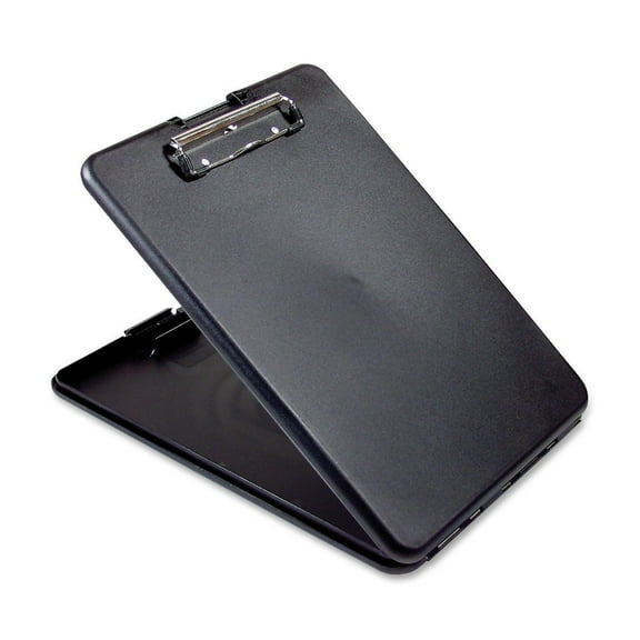Slimmate Storage Clipboard, 1/2" Clip Capacity, Holds 8 1/2 X 11 Sheets, Black | Bundle of 5 Each