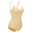 thumbnail image 1 of Slimming Bodysuit Shapewear for Women Tummy Control Seamless Sculpting Body Shaper Tops, L, 1 of 7