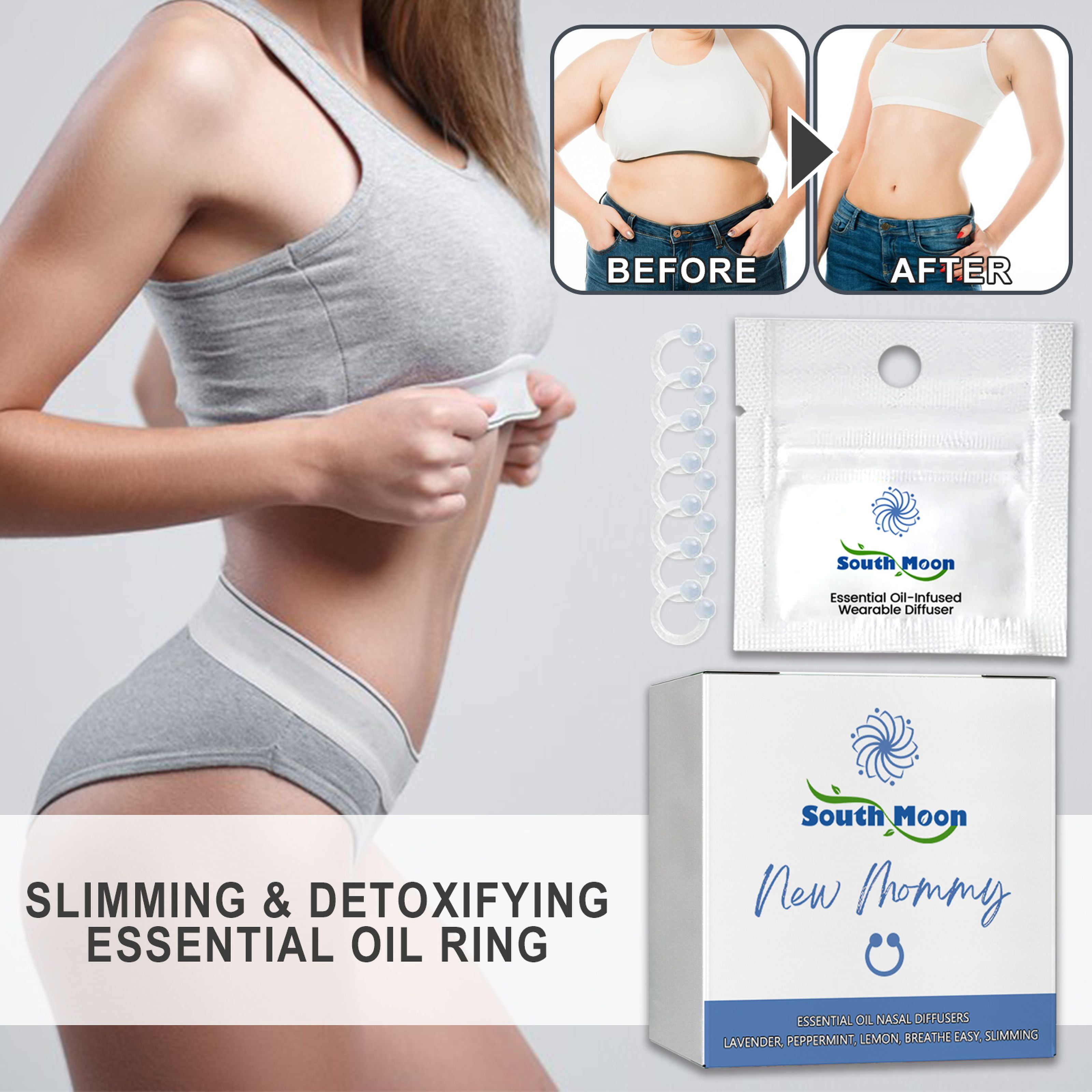 Slimming Detox Oil Nose Ring Super Slim Slimming & Detoxifying Essential  Oil Ring 35pcs 