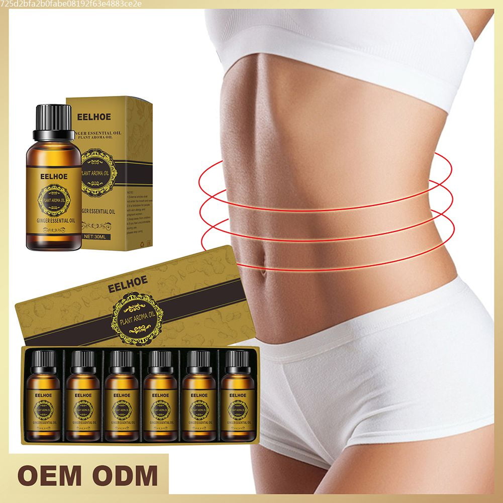 Ginger Massage Oil Firming Slimming Shaping Fluid Abdominal Body Sculpting Skinny Belly Slimming