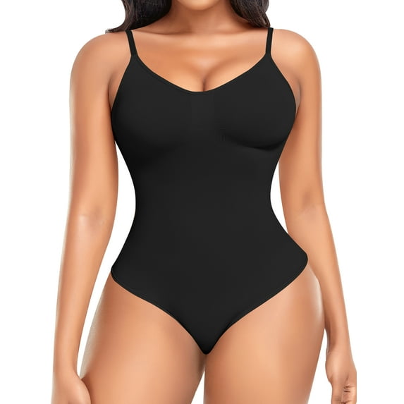 Slimming Shapewear Bodysuit for Women Tummy Control Sculpting Body Shaper Thong Bodysuit Shaping Tank Tops