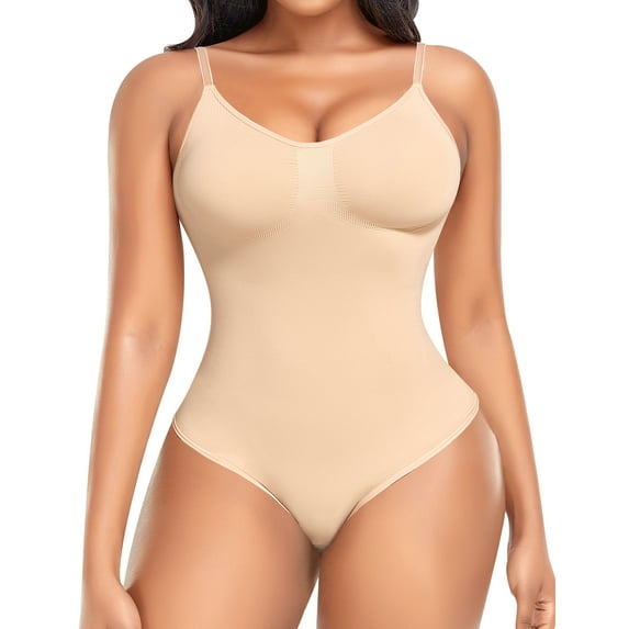 Slimming Shapewear Bodysuit for Women Tummy Control Sculpting Body Shaper Thong Bodysuit Shaping Tank Tops